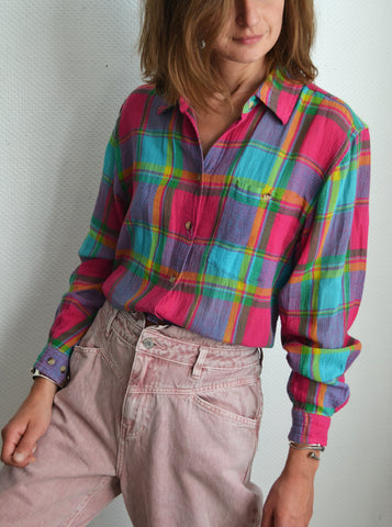 Chemise Colore Madras