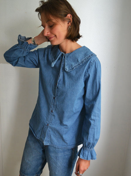 Blouse Denim Col XL