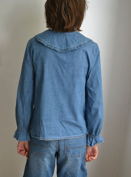 Blouse Denim Col XL