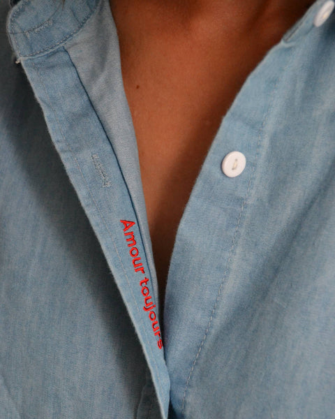 Chemise denim Neuve Amour Toujours