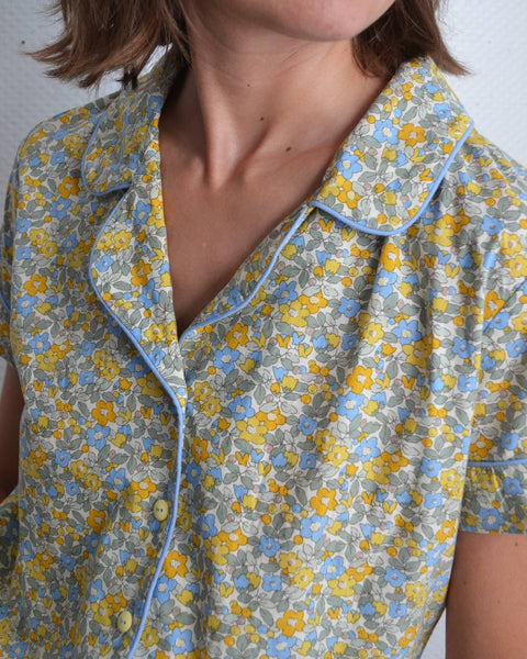 Blouse Fleurie Vintage