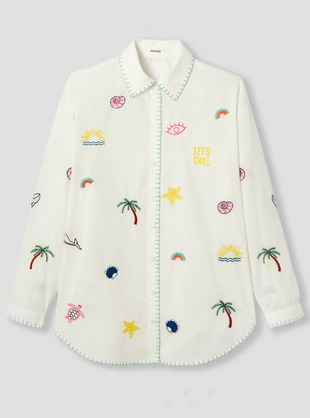 Chemise brodée Holidays