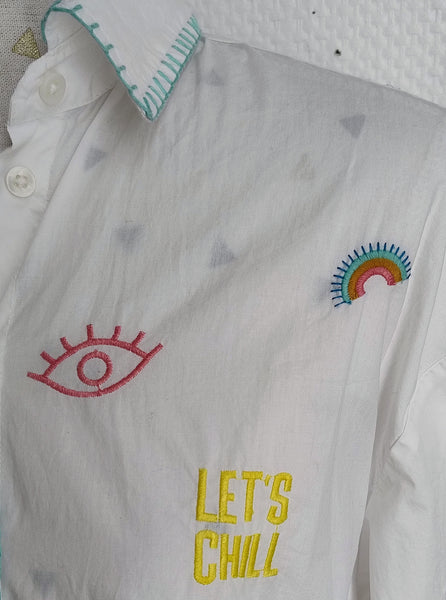 Chemise brodée Holidays
