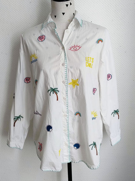 Chemise brodée Holidays