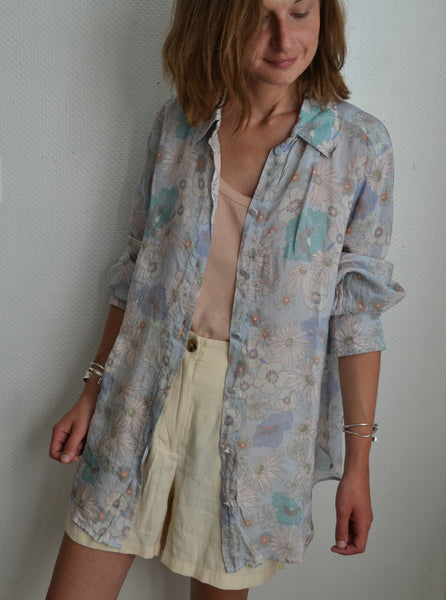 Chemise Longue Fleurie Sandro