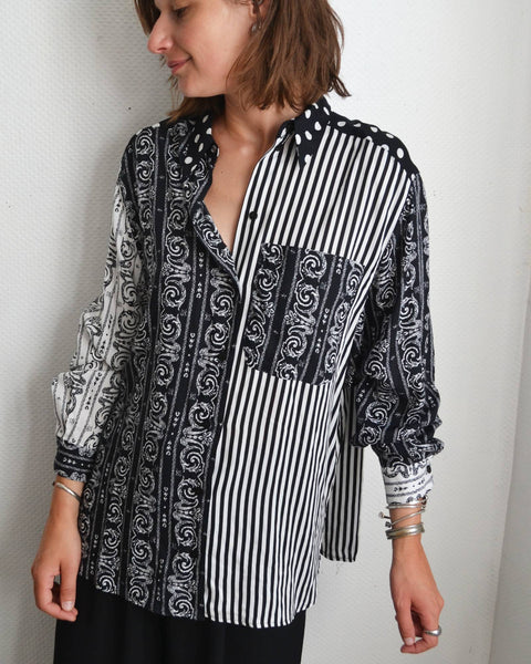Blouse Mix-motifs-Vintage