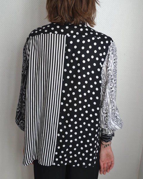 Blouse Mix-motifs-Vintage