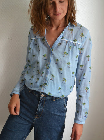Chemise Palmiers