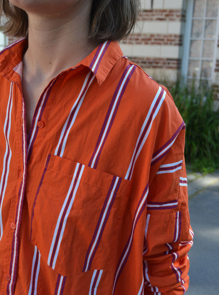 Chemise rayée Pomélo