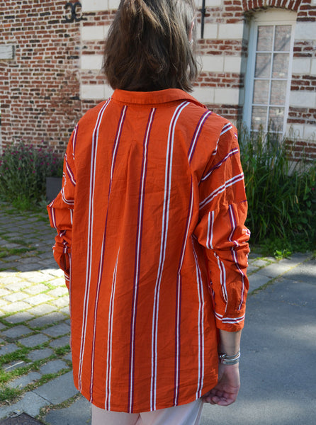 Chemise rayée Pomélo
