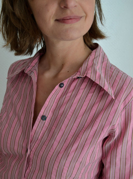 Chemise rayée Bellerose Rose