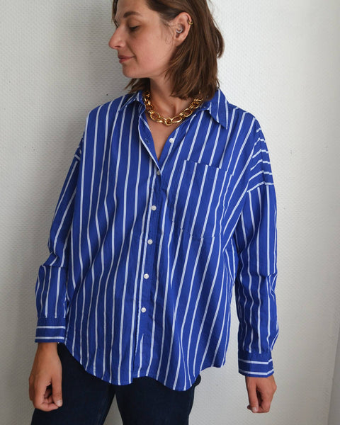 Chemise Blanc/ Bleue