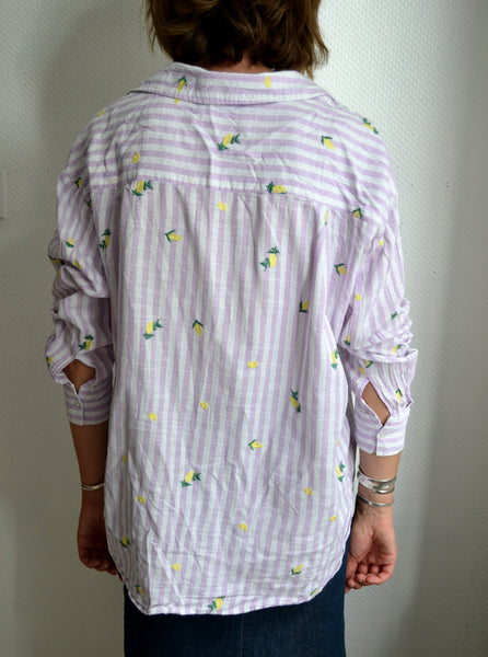 Chemise Lilas Citrons