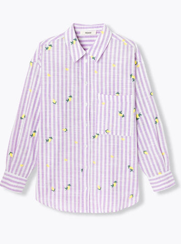 Chemise Lilas Citrons