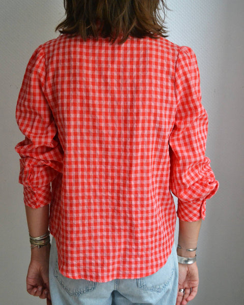 Blouse Vichy Rouge