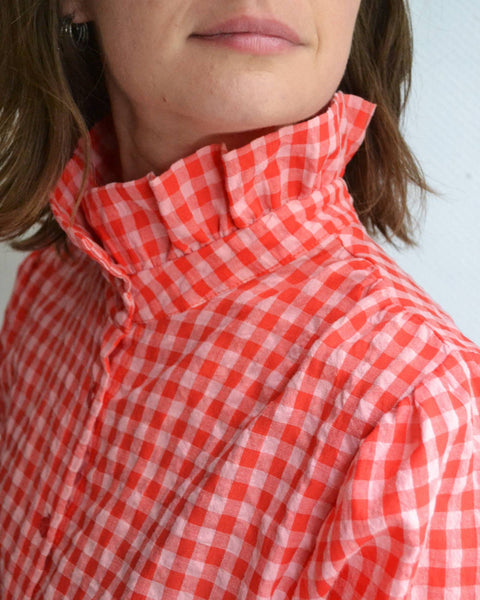 Blouse Vichy Rouge