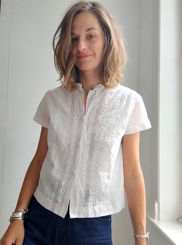Chemisette Vintage Blanche