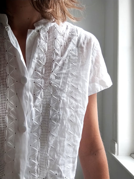 Chemisette Vintage Blanche