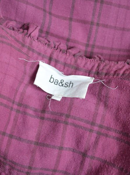 Chemise à carreaux Lilas Ba&sh