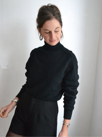 Col Roulé Laine Italien