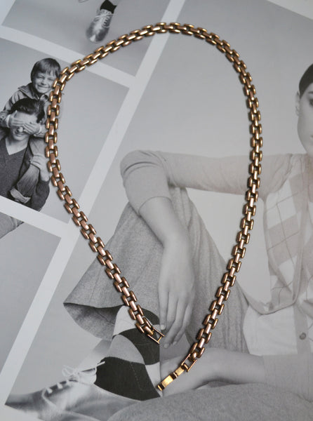Collier maillons dorés