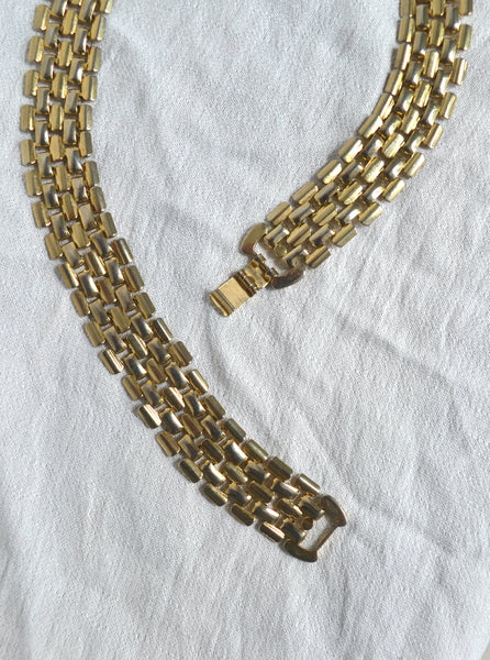 Collier vintage doré