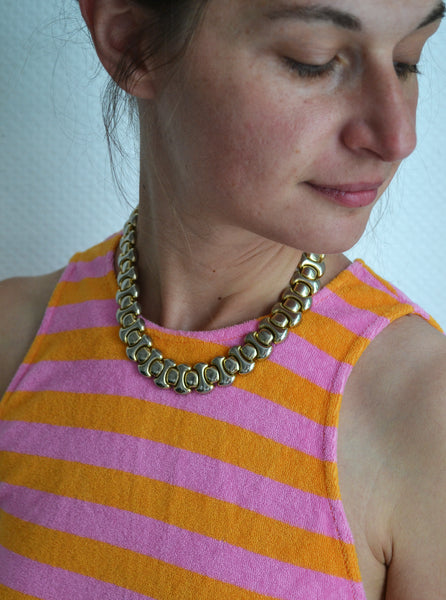 Collier Mailles Vintage