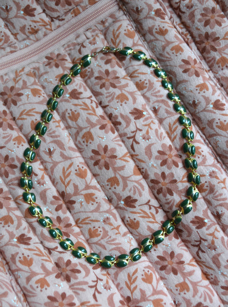 Collier Vintage Kaki