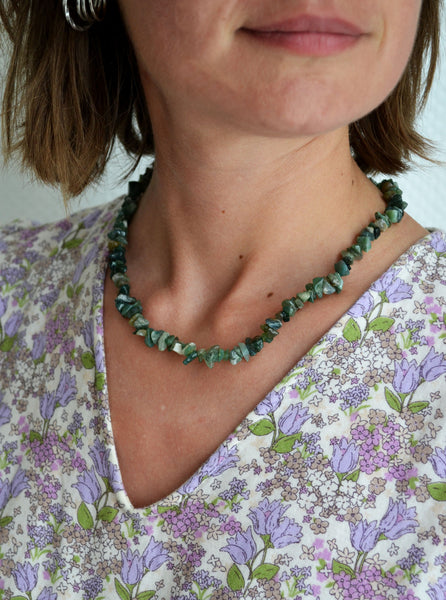Collier en Pierre Naturelle Aventurine