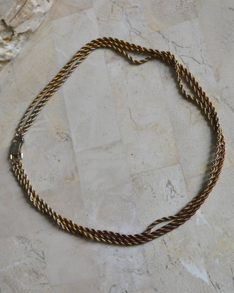 Collier Vintage Triple Chaine