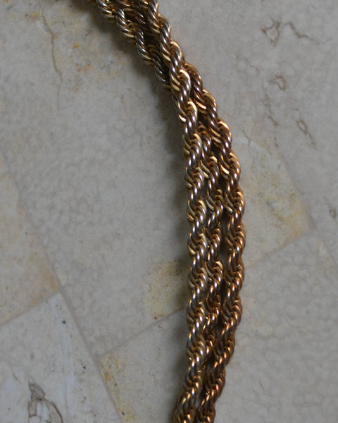 Collier Vintage Triple Chaine