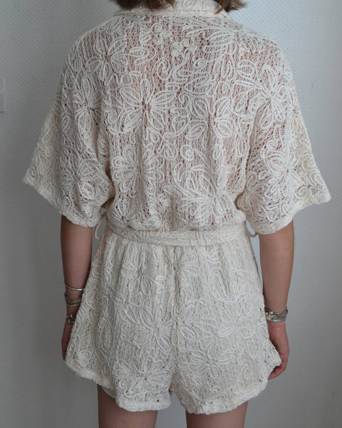 Combishort en crochet