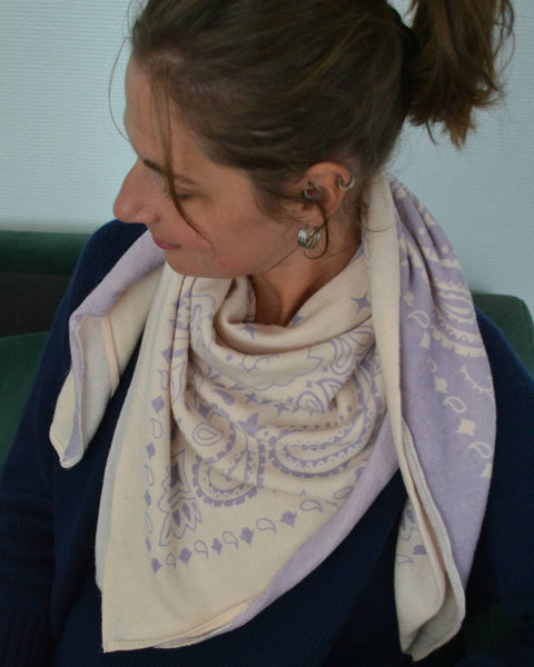 Echarpe bicolore Bandana