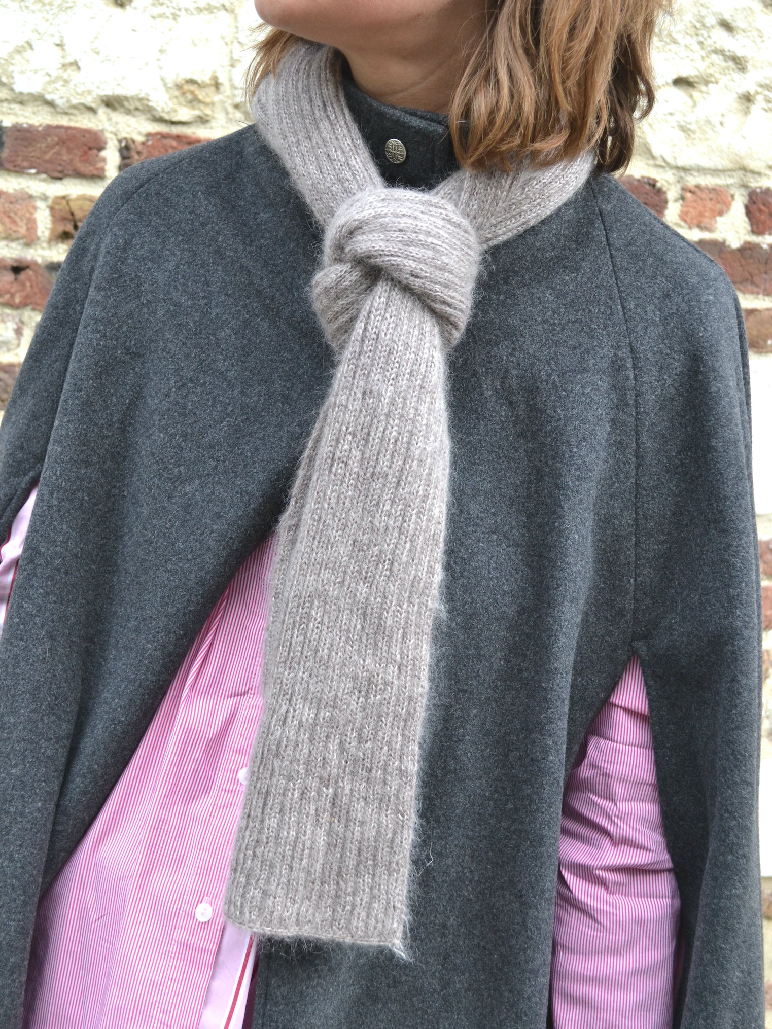 Écharpe en laine fait main