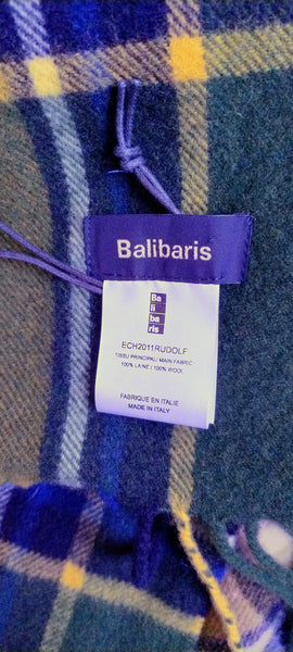 Echarpe Tartan pure Laine Balibaris