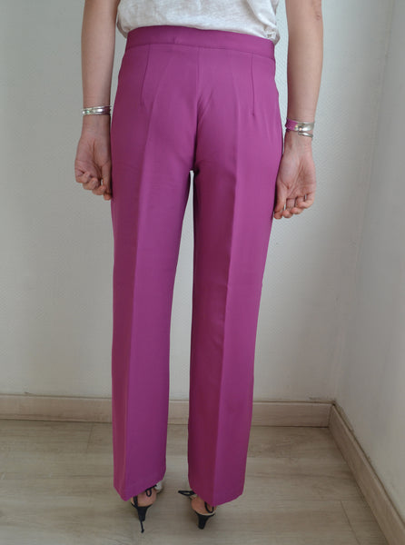 Ensemble Costume Blazer/Pantalon Magenta