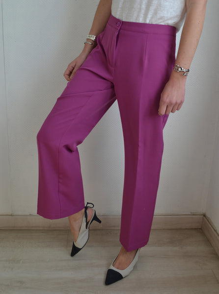 Ensemble Costume Blazer/Pantalon Magenta