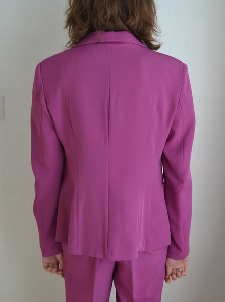 Ensemble Costume Blazer/Pantalon Magenta