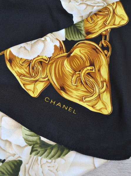 Foulard en soie Chanel