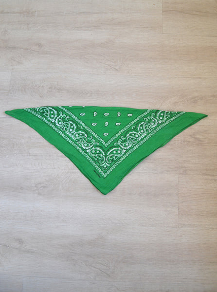 Foulard bandana vert