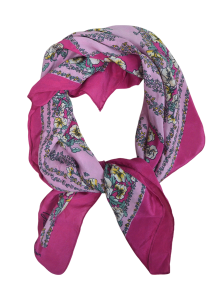 Foulard en soie Vintage