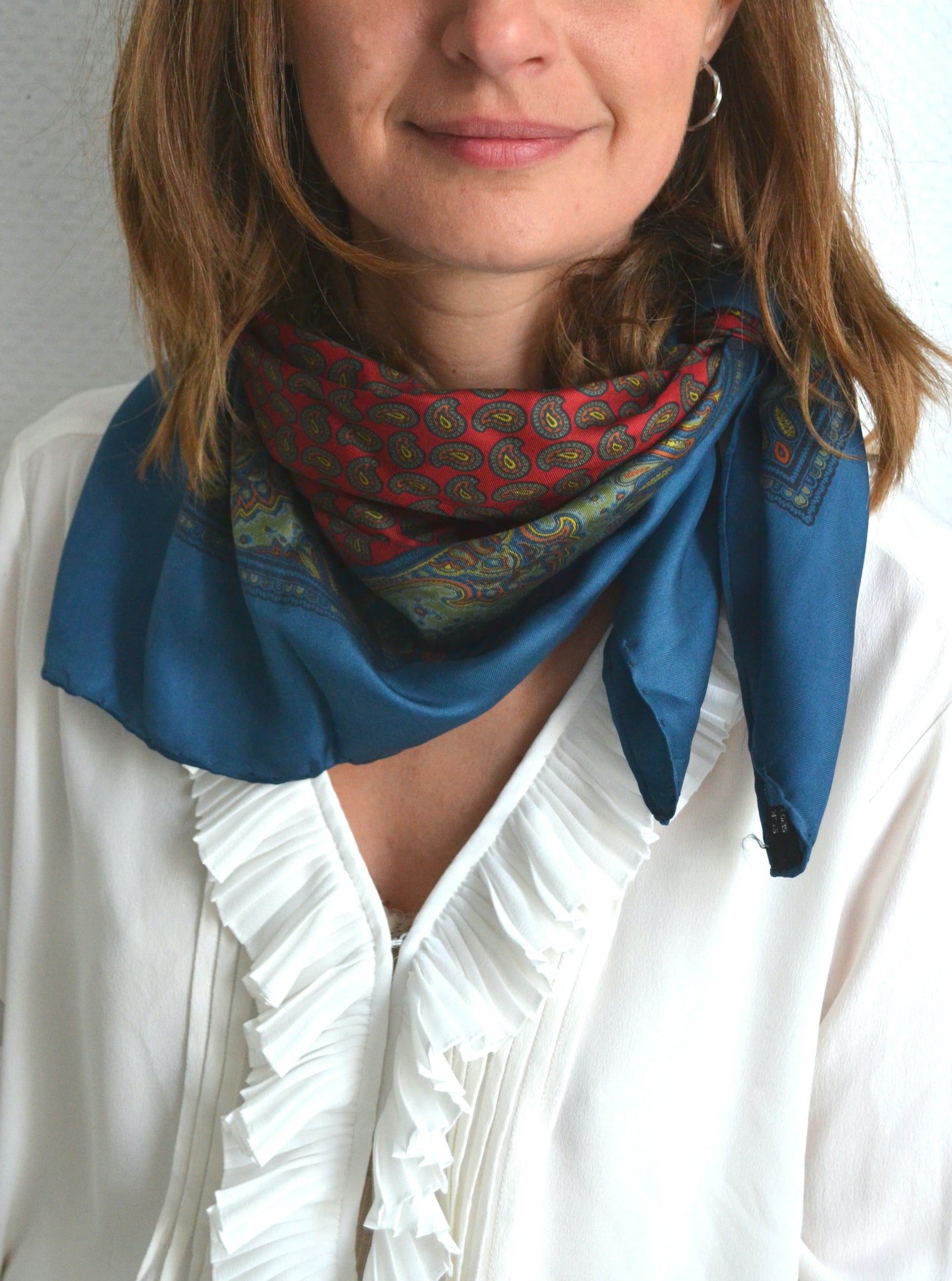 Foulard Vintage en soie