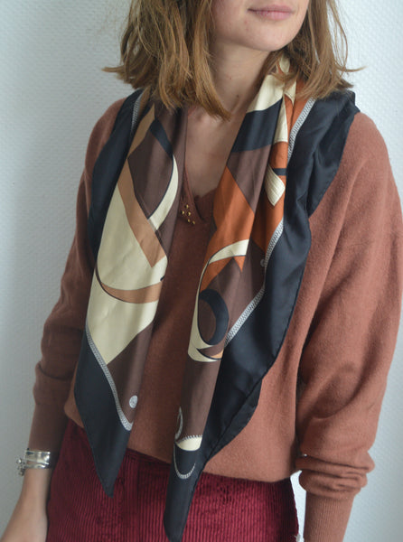 Foulard en soie Longchamp