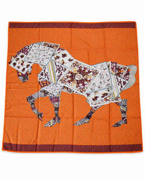 Foulard Equestre XL en Soie