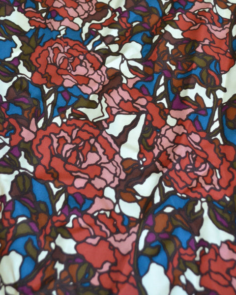 Foulard en Soie Fleuri Fossil