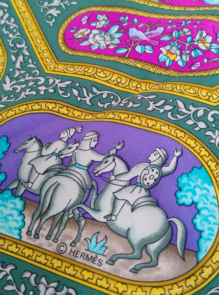 Carré Hermès 90cm QALAMDAN