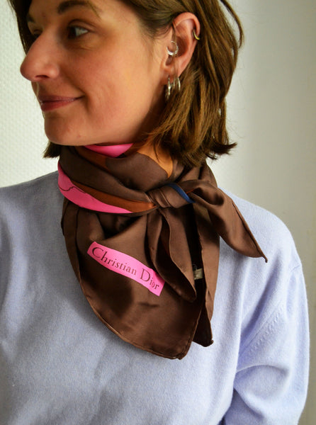 Foulard Vintage Christian Dior