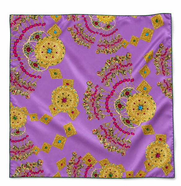 Foulard En Soie Joyaux
