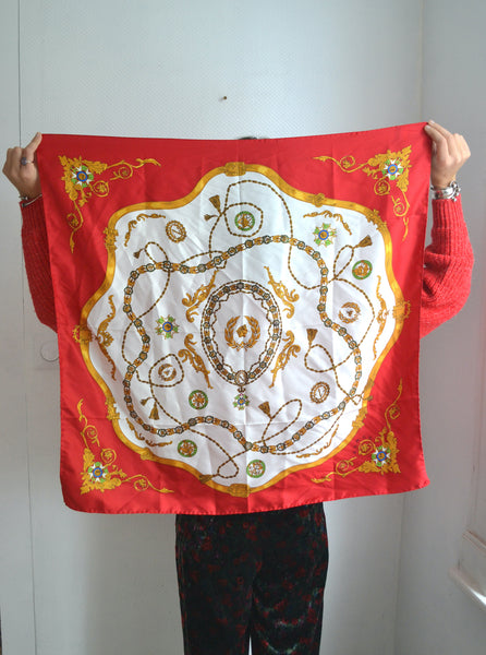 Foulard Vintage en soie