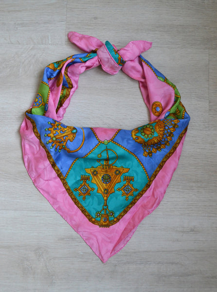 Foulard vintage en soie